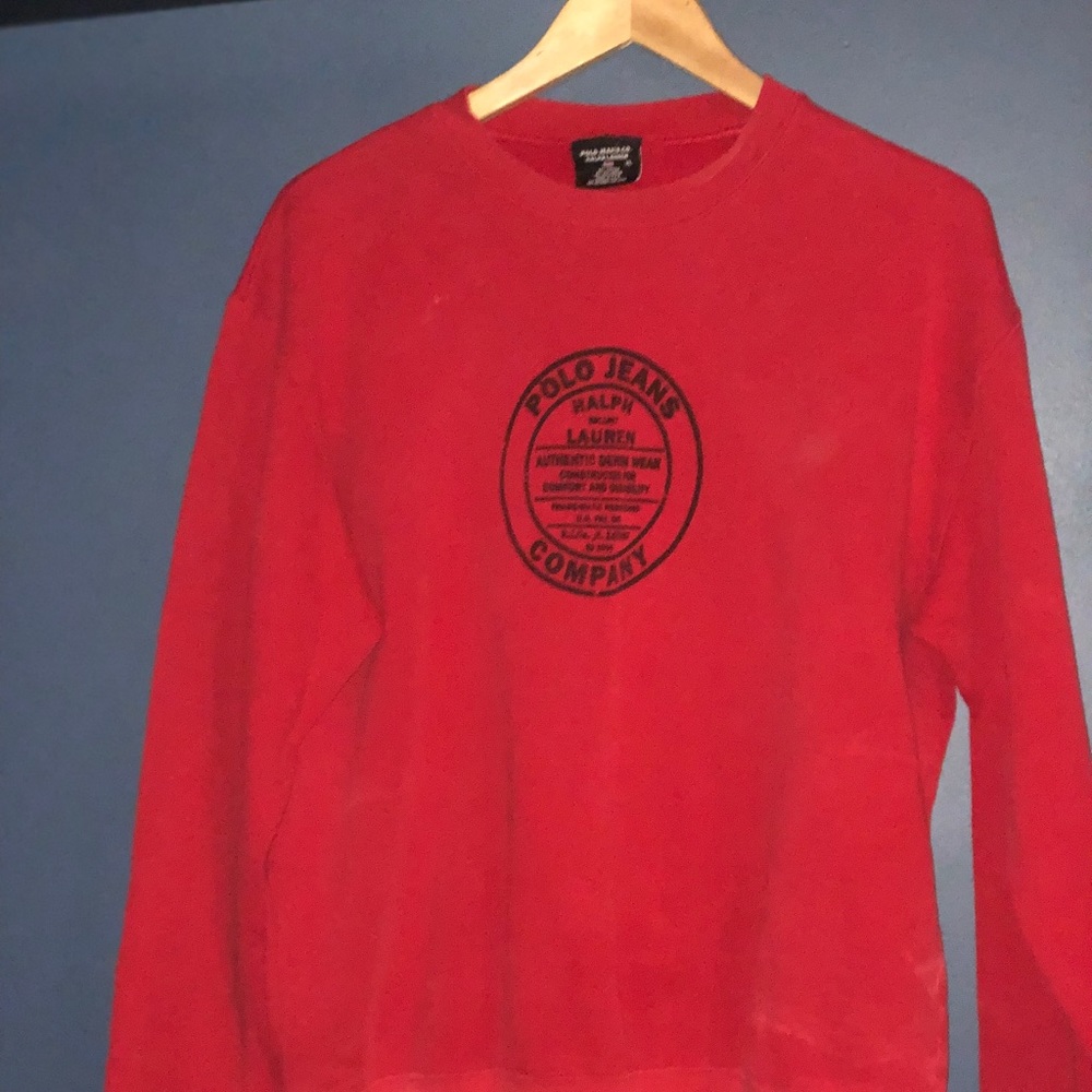 Vintage polo crew neck